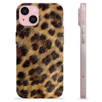 Funda de TPU para iPhone 15 - Leopardo