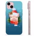 Funda de TPU para iPhone 15 - Piggy de Invierno