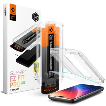 Protector de pantalla de vidrio templado iPhone 16 Pro/17/17 Pro Spigen Glas.tR EZ Fit Pro - Transparente