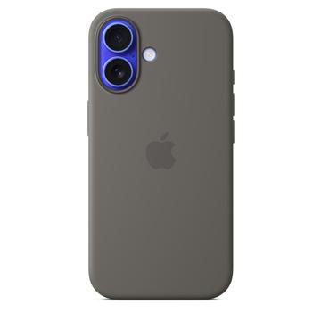 Funda Silicona con MagSafe Apple para iPhone 16 MYY33ZM/A - Gris piedra