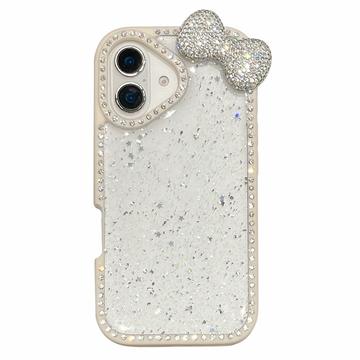 Funda Epoxy iPhone 16 Lazo y Pedrería