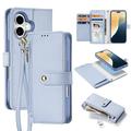 Funda de piel para iPhone 16 Dux Ducis Lawa con tapa magnética