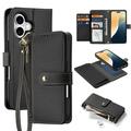 Funda de piel iPhone 16 Dux Ducis Lawa con tapa magnética