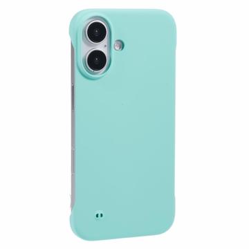 Carcasa de Plástico Sin Marco para iPhone 16 - Cian Claro