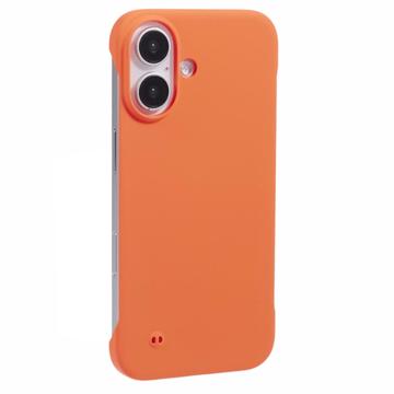 Carcasa de Plástico Sin Marco para iPhone 16 - Naranja