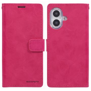 Funda de cartera iPhone 16 Mercury Goospery Blue Moon