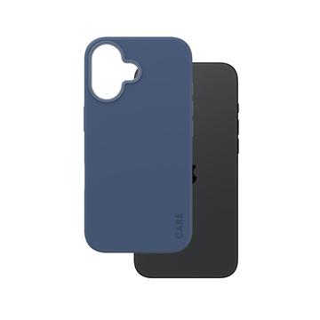 Funda de moda PanzerGlass Care Fearlessly para iPhone 16 - Compatible con MagSafe - Azul