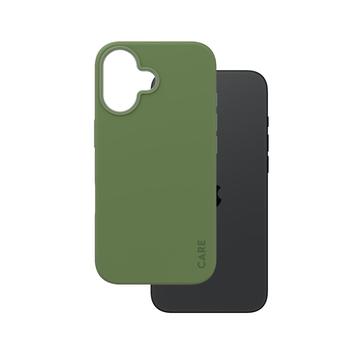 Funda PanzerGlass Care Fearlessly Fashionable para iPhone 16 - Compatible con MagSafe - Verde