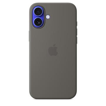 Funda Silicona con MagSafe Apple para iPhone 16 Plus MYYC3ZM/A - Gris piedra