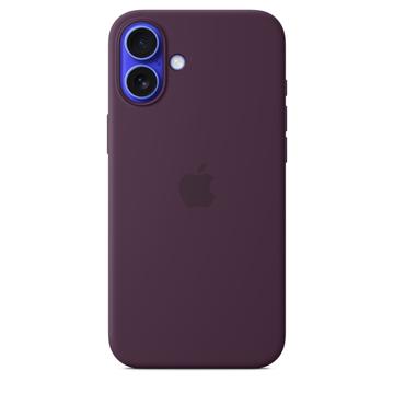 Funda Silicona con MagSafe Apple para iPhone 16 Plus MYYD3ZM/A - Ciruelo