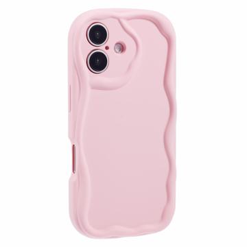 Funda TPU Candy Color Wavy para iPhone 16 Plus