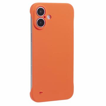 Carcasa de Plástico Sin Marco para iPhone 16 Plus - Naranja