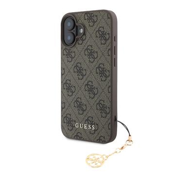 Carcasa Híbrida Guess 4G Charms Collection para iPhone 16 Plus