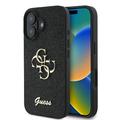 Carcasa Guess Fixed Glitter 4G Metal Logo para iPhone 16 Plus