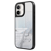Funda espejo iPhone 16 Plus - Compatible con MagSafe - Negro