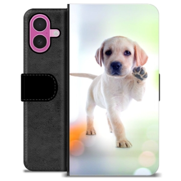 Funda Cartera Premium para iPhone 16 Plus - Perro