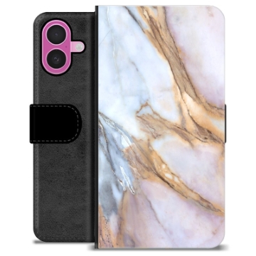 Funda Cartera Premium para iPhone 16 Plus - Mármol Elegante