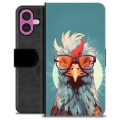 Funda Cartera Premium para iPhone 16 Plus - Gallina