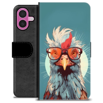 Funda Cartera Premium para iPhone 16 Plus - Gallina
