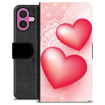 Funda Cartera Premium para iPhone 16 Plus - Amor