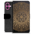 Funda Cartera Premium para iPhone 16 Plus - Mandala