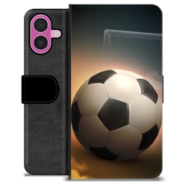 Funda Cartera Premium para iPhone 16 Plus - Fútbol