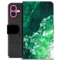 Funda Cartera Premium para iPhone 16 Plus - Ondas