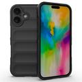 Carcasa de TPU Rugged para iPhone 16 Plus - Negro