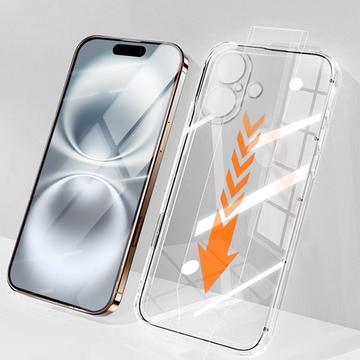 Kit de protección 2 en 1 Rurihai para iPhone 16 Plus - Transparente