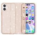 Funda Híbrida Stylish Glitter Series para iPhone 16 Plus - Dorado