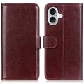 Funda de cartera con cierre magnético para iPhone 16 Plus