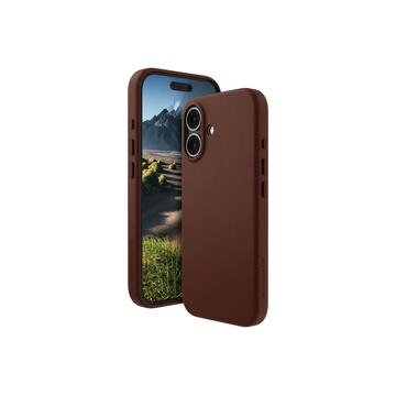 Funda de piel MagSafe para iPhone 16 Plus dbramante1928 Roskilde - Bronceado oscuro