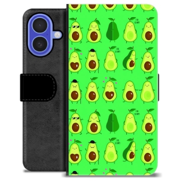 Funda Cartera Premium para iPhone 16 - Diseño de Aguacates