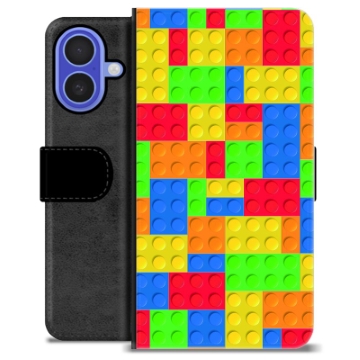 Funda Cartera Premium para iPhone 16 - Bloques