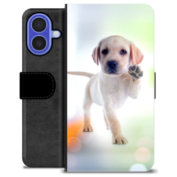 Funda Cartera Premium para iPhone 16 - Perro