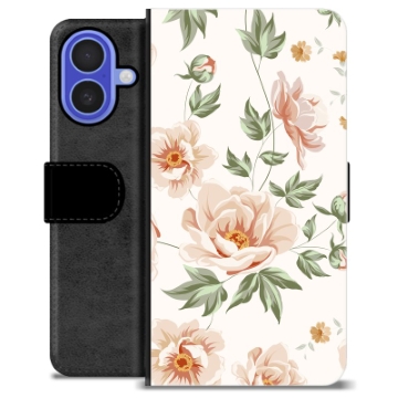 Funda Cartera Premium para iPhone 16 - Floral