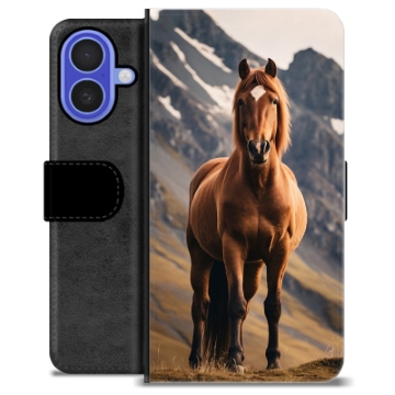 Funda Cartera Premium para iPhone 16 - Caballo