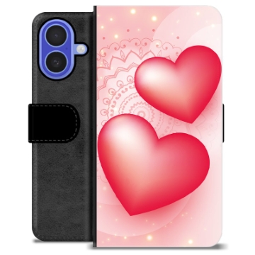 Funda Cartera Premium para iPhone 16 - Amor