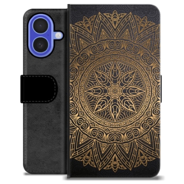 Funda Cartera Premium para iPhone 16 - Mandala