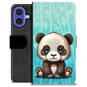 Funda Cartera Premium para iPhone 16 - Panda