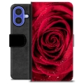 Funda Cartera Premium para iPhone 16 - Rosa