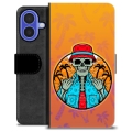 Funda Cartera Premium para iPhone 16 - Verano Esquelético