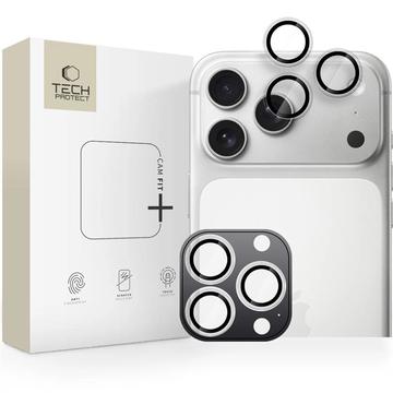 Lente de cámara Tech-Protect Camring Fit+ para iPhone 16 Pro/16 Pro Max/17 Pro/17 Pro Max - Transparente