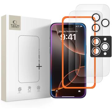 Conjunto de protección iPhone 16 Pro/17 Pro Tech-Protect Supreme - Transparente