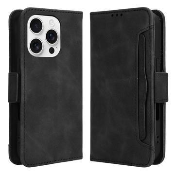 Funda tipo billetera con tarjetero para iPhone 16 Pro