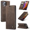 Funda Caseme Serie 013 para iPhone 16 Pro - Estilo Cartera - Café
