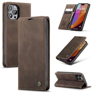 Funda Caseme Serie 013 para iPhone 16 Pro - Estilo Cartera - Café