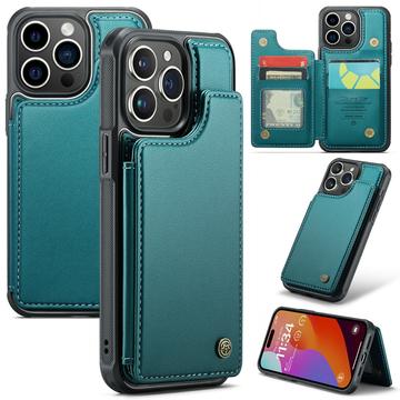 Funda iPhone 16 Pro Caseme C22 RFID Card Wallet - Verde