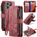 Funda Multifuncional Caseme C30 para iPhone 16 Pro - Rojo