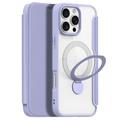 Funda Flip Magnética Dux Ducis Skin X Pro para iPhone 16 Pro - Morado
